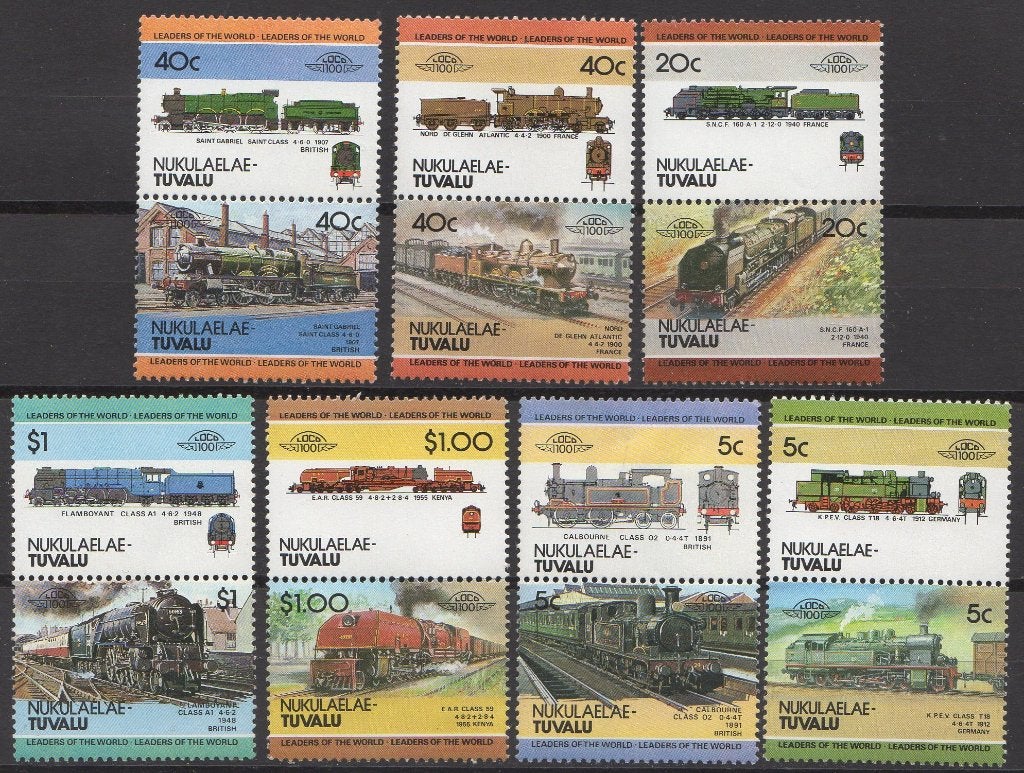 Nukulaelae-Tuvalu - treinen, Ophalen of Verzenden, Postfris