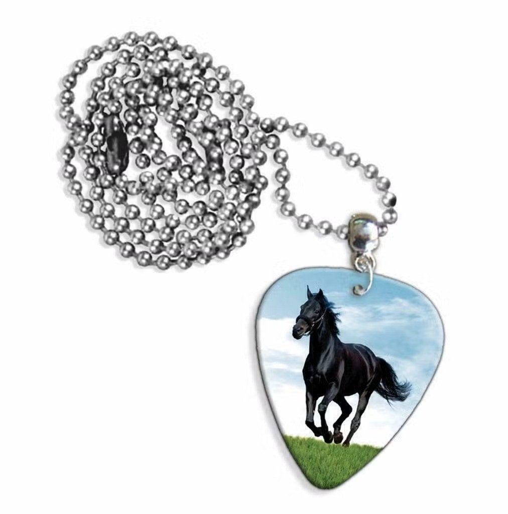 Plectrum ketting of keychain met afbeelding van een paard, Ophalen of Verzenden, Nieuw