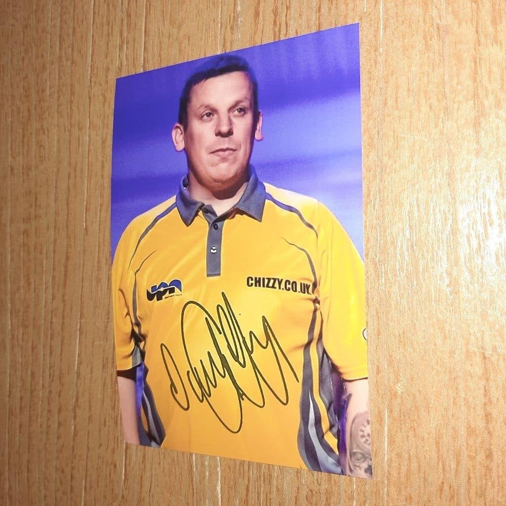 Photo dédicacée (impression) ; Dave Chisnall # Darts, Enlèvement ou Envoi, Neuf, Autres types