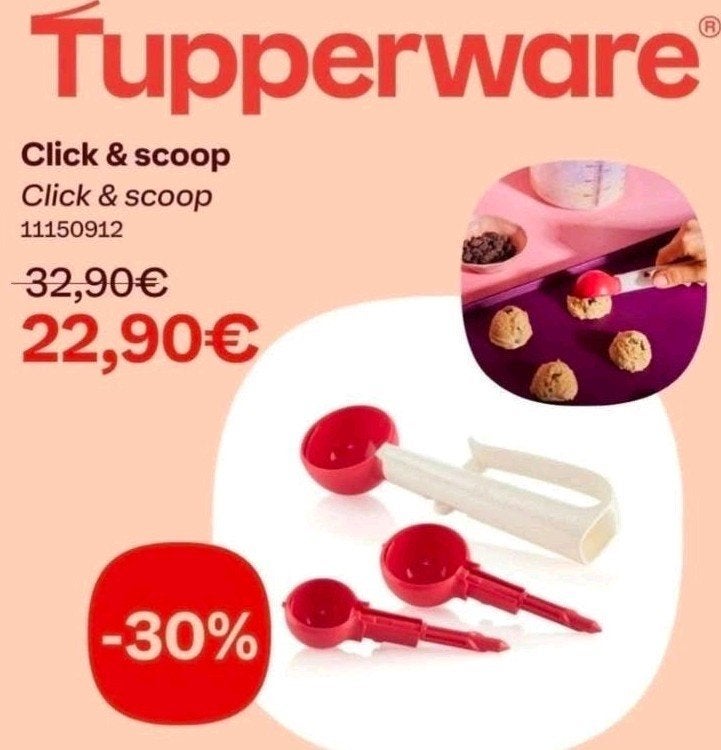 Tupperware click&scoop, Enlèvement ou Envoi, Neuf