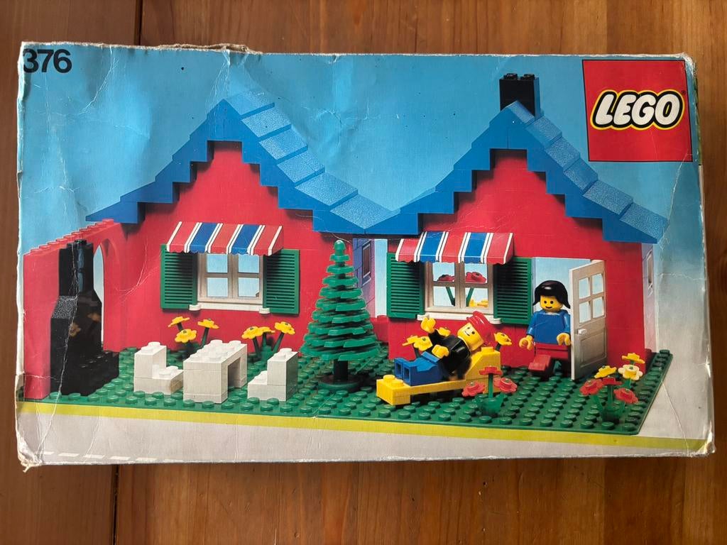 LEGO 376 “House with Garden” – 1978 – Incomplet (159 pièces), Enlèvement, Utilisé, Ensemble complet, Lego