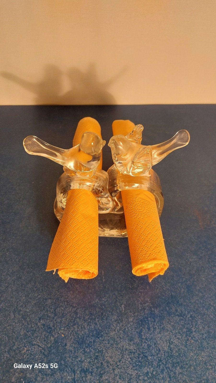 Love Birds,servetring., Antiek en Kunst, Ophalen of Verzenden