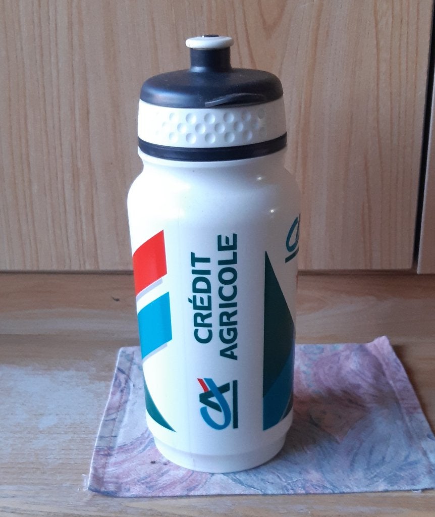 WIELRENNEN CYCLISME DRINKBUS BIDON TEAM CREDIT AGRICOLE, Ophalen of Verzenden