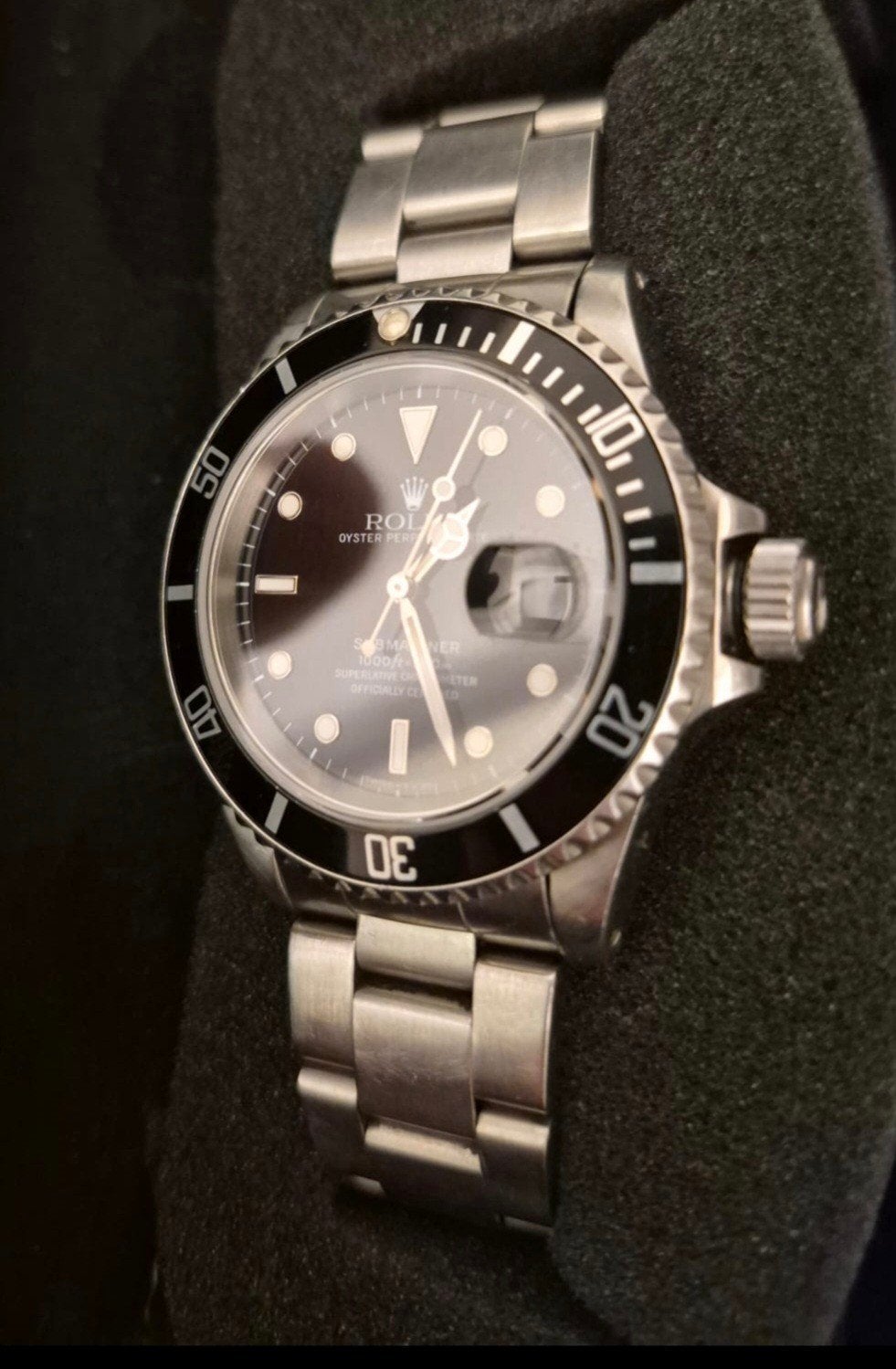 Rolex Sub 16610 de 1991 très bon état+révision+garantie !, Bijoux, Sacs & Beauté, Rolex