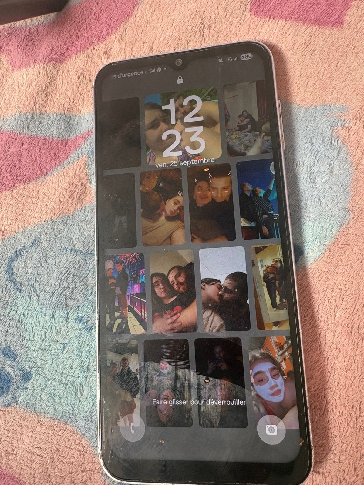 Samsung Galaxy A14 128 Go – Bon fonctionnement – 90 €, Enlèvement, Comme neuf, Transparent