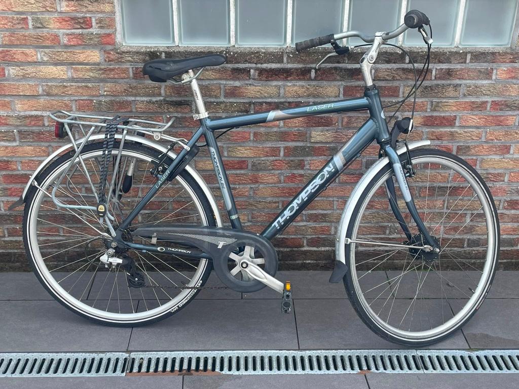herenfiets, Fietsen en Brommers, Gebruikt, Velgrem, 53 tot 57 cm, Ophalen