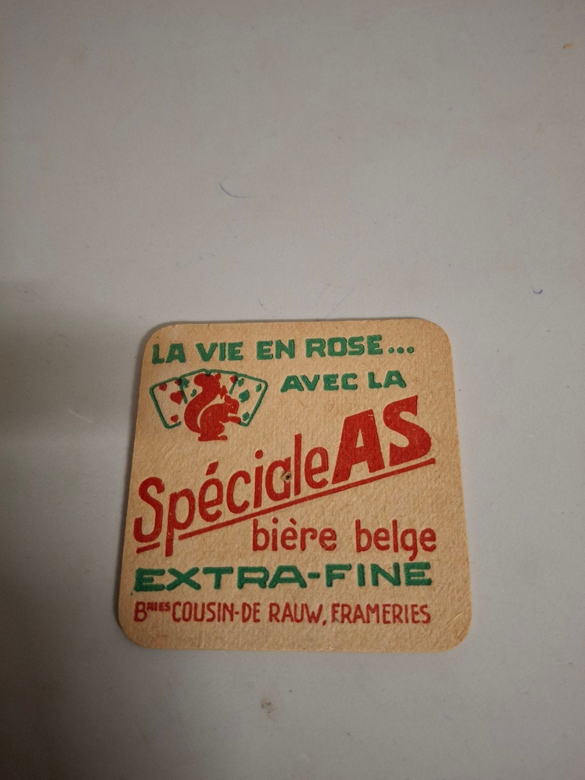 oud bierviltje speciale as cousin des rauw, Enlèvement ou Envoi