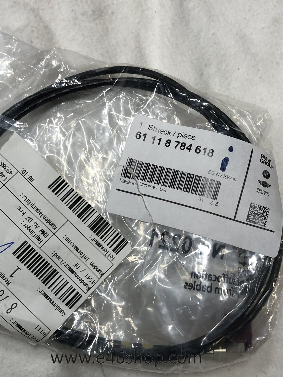 KABEL ANTENNE REPARATIE WLAN MINI F57 OE 61118784618, Auto diversen, Autoradio's, Ophalen of Verzenden, -, -, -