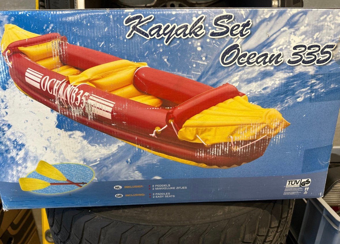 opblaasbare kayak, Sports nautiques & Bateaux, Enlèvement ou Envoi, Comme neuf, Deux personnes, Kayak