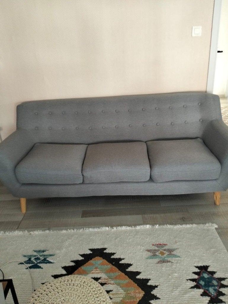 mooie zetel te koop prima conditie, Huis en Inrichting, Zetels | Complete zithoeken, Ophalen, Zo goed als nieuw, Stof
