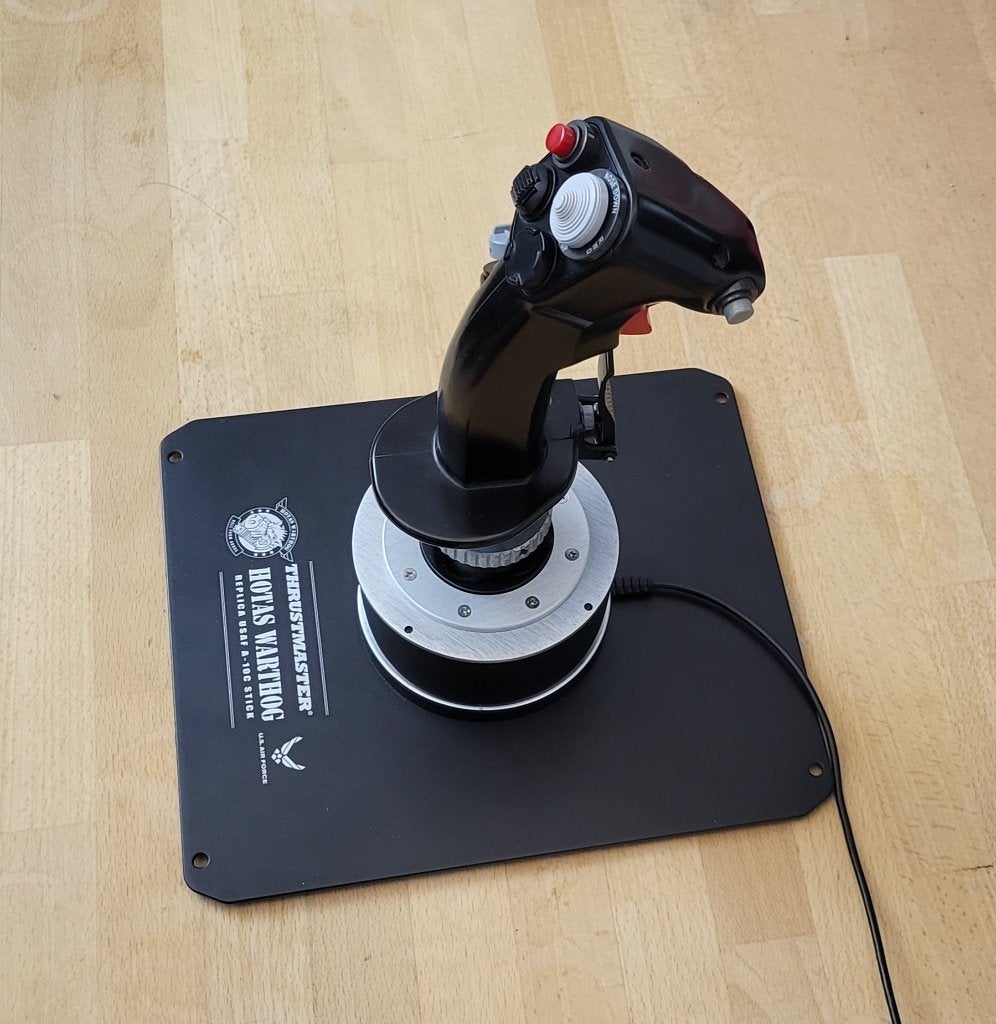 Thrusmaster Warthog joystick MODDED, Ophalen, Zo goed als nieuw, Thrustmaster