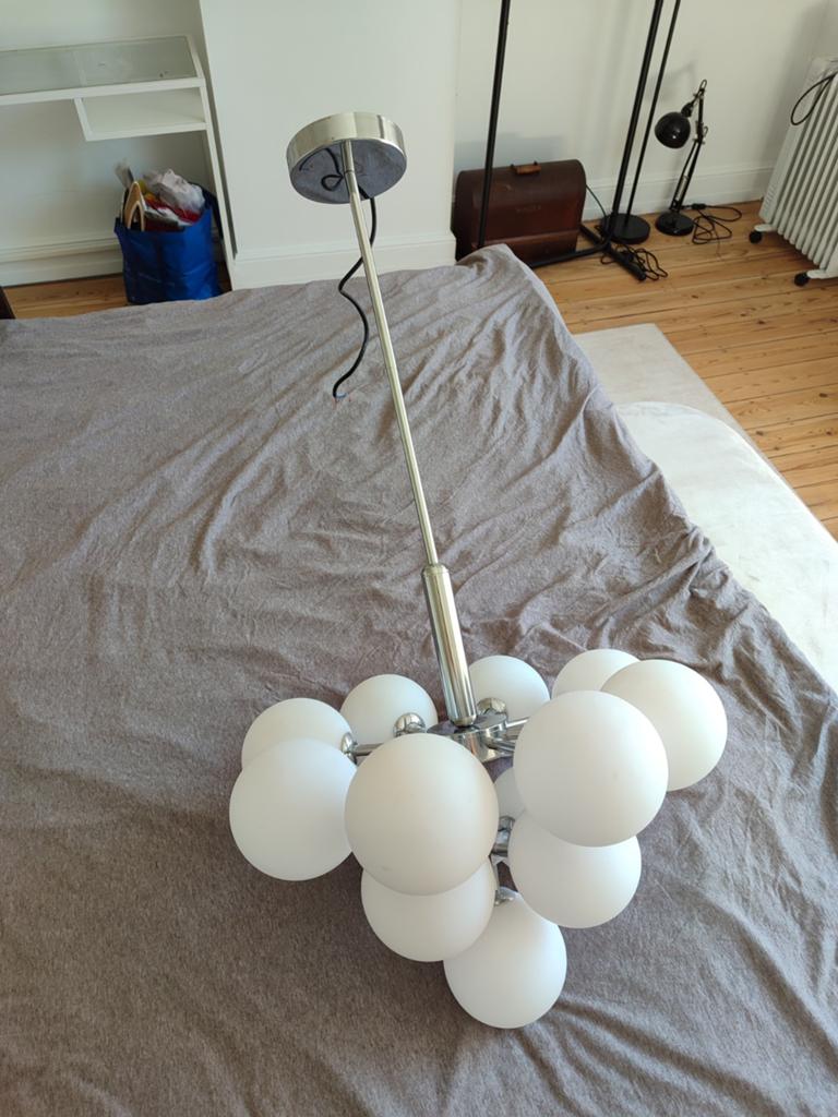 Chroom kroonluchter, Huis en Inrichting, Lampen | Hanglampen, Ophalen
