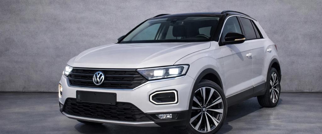 VW T-ROC full option- carplay - garantie- als nieuw!, Autos, Volkswagen, Achat, Euro 6, Entreprise, Noir