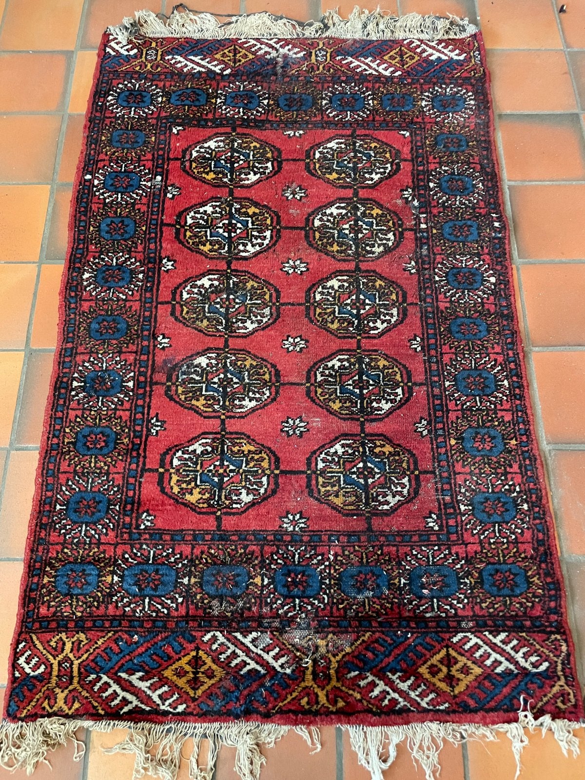 Tapis Bokhara noué à la main, Antiquités & Art, Enlèvement