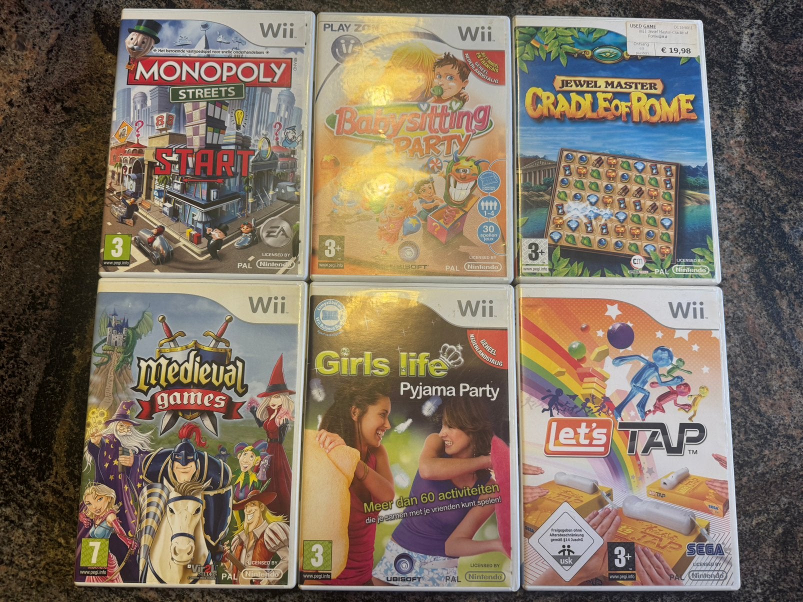 Wii games, Ophalen of Verzenden, Zo goed als nieuw