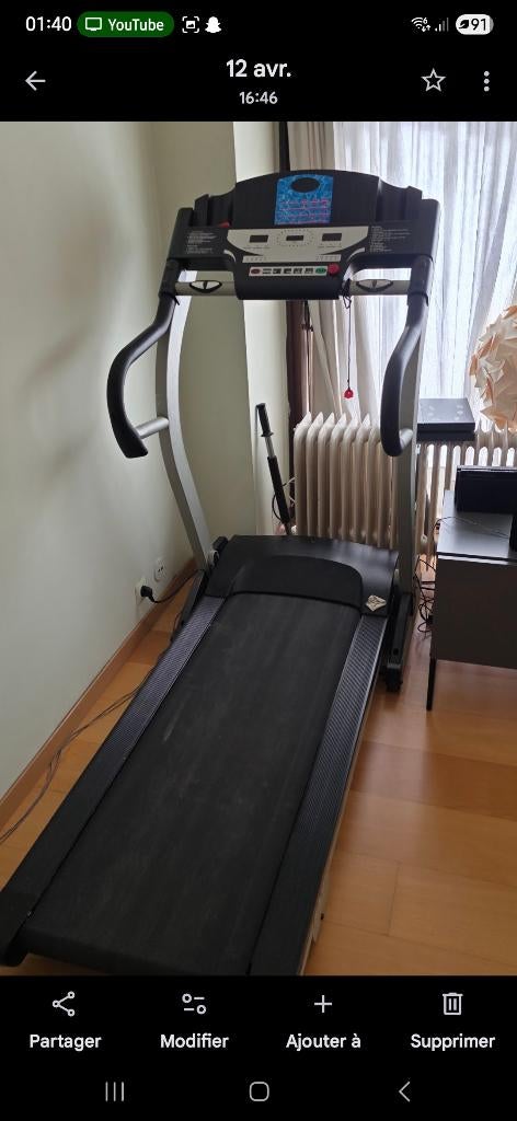 Tapis de course, Enlèvement, Utilisé