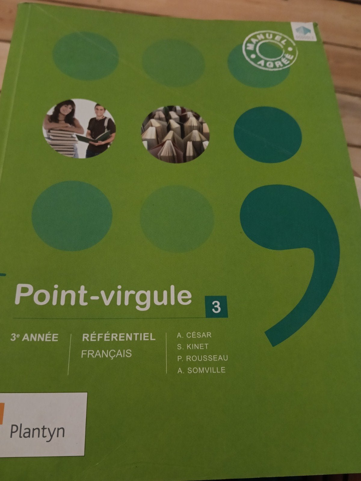 Point Virgule 3e année référentiel, Livres