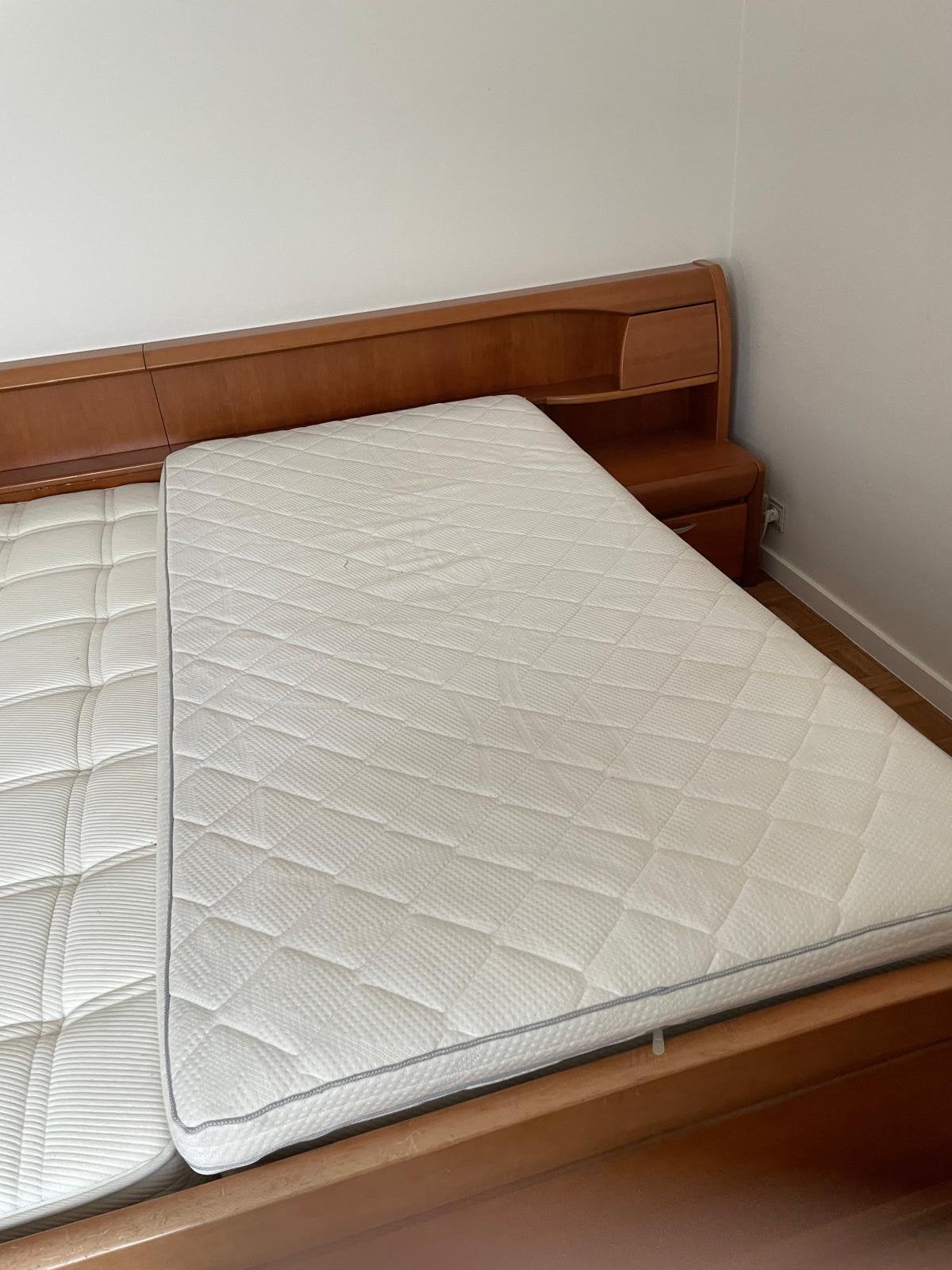 2x topper matras 1m op 2m elk, Huis en Inrichting, Slaapkamer | Complete slaapkamers, Ophalen, Zo goed als nieuw