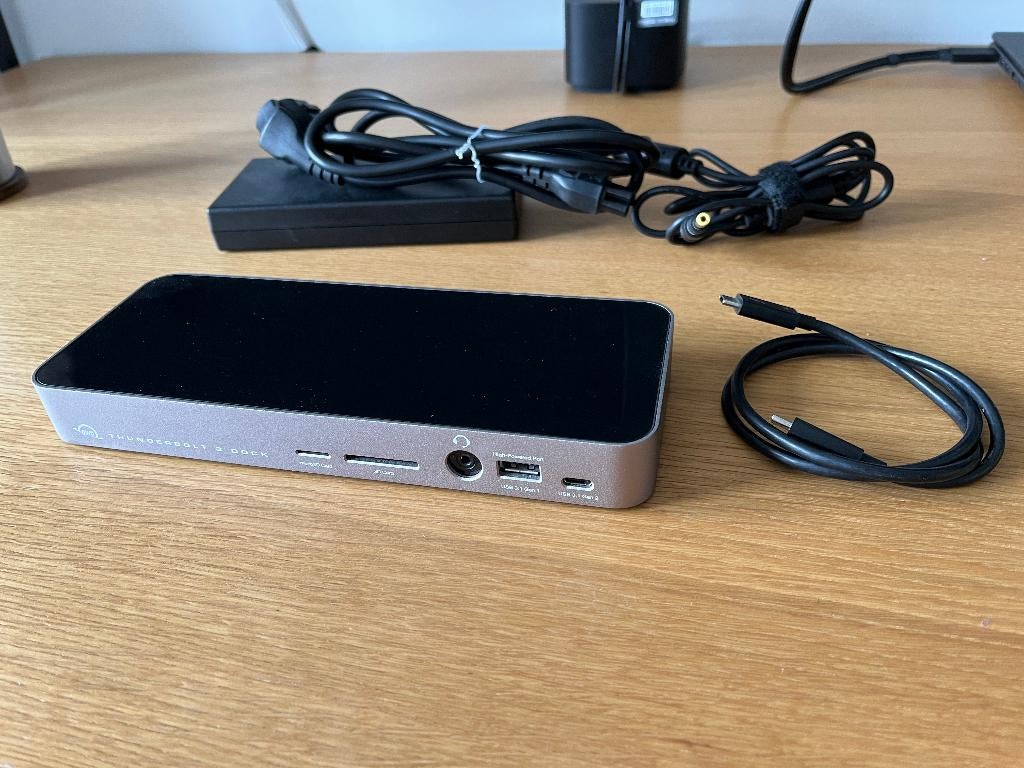 OWC Thunderbolt 3 Dock Space Grey, Computers en Software, Dockingstations, Zo goed als nieuw, Docking station, Laptop, Ophalen of Verzenden