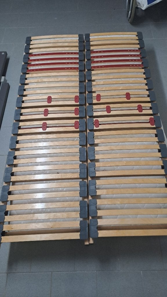 Sommiers 60X200 X2 pour Lit 120X200, Maison & Meubles, Chambre à coucher | Lits, Une personne, Enlèvement, Utilisé, Bois
