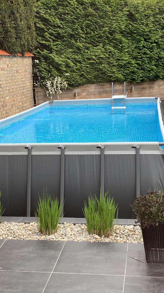Intex Buitenzwembad 732 x 366 x 132, Tuin en Terras, Ophalen, Gebruikt
