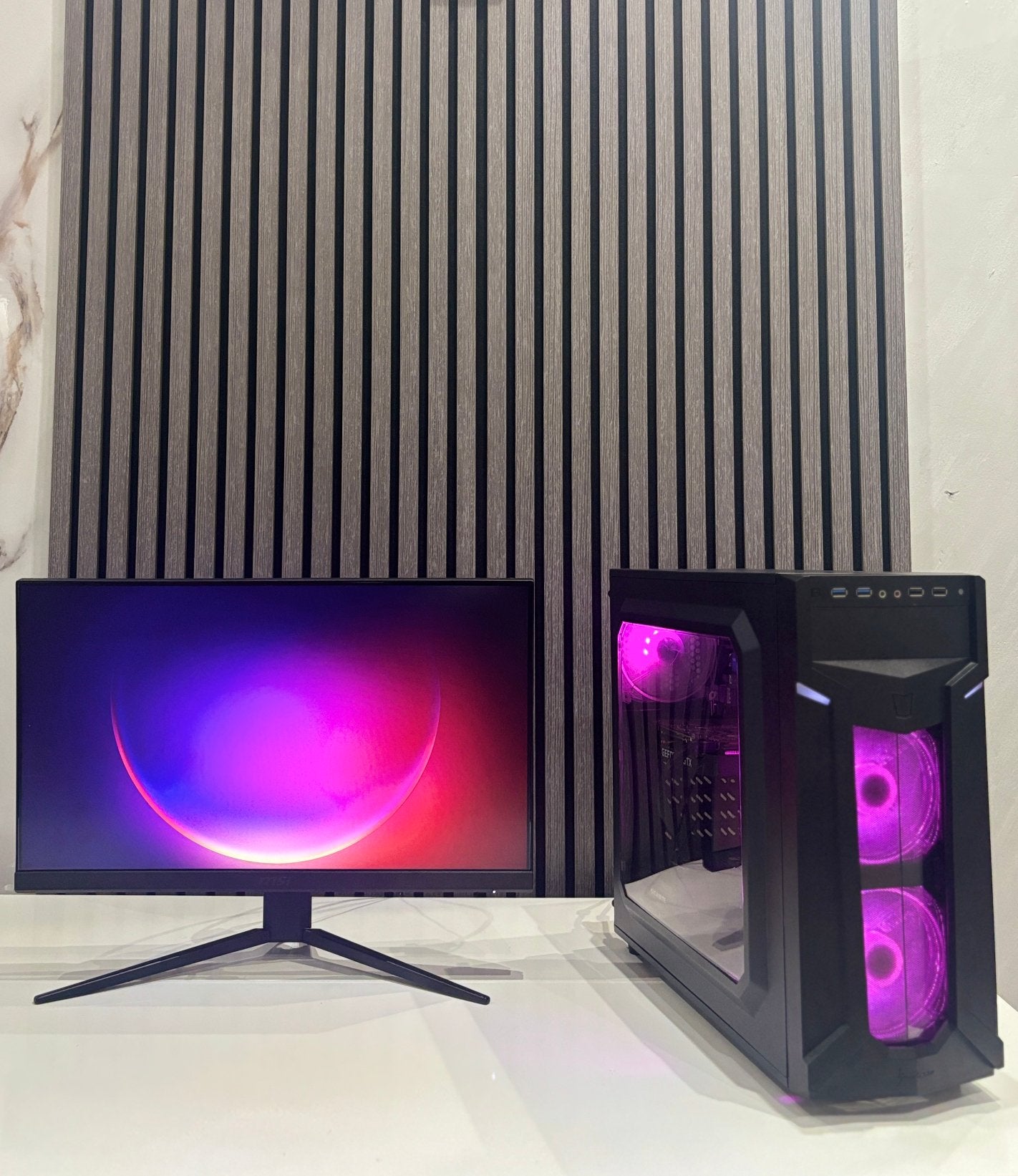 PC de setup de jeu puissant - spécifications sur la photo, Avec carte vidéo, Comme neuf, 4 Ghz ou plus, SSD