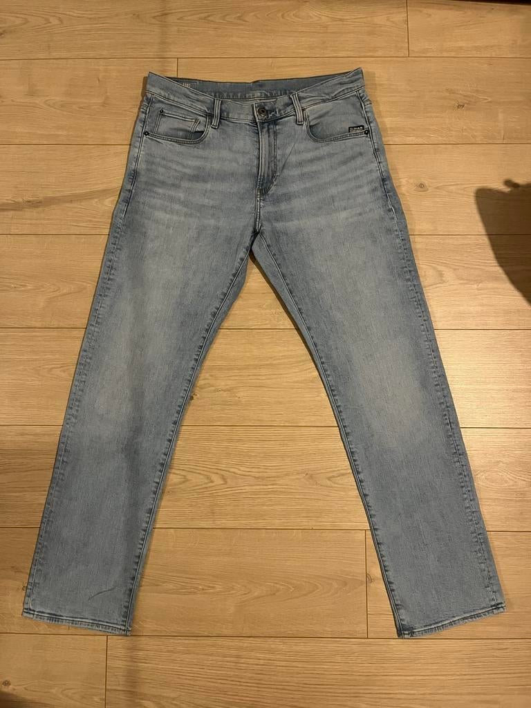 G- star RAW 3301 STRAIGHT broek jeans W34 L34 Z.G.A.N, Ophalen of Verzenden, Zo goed als nieuw, W33 - W34 (confectie 48/50)