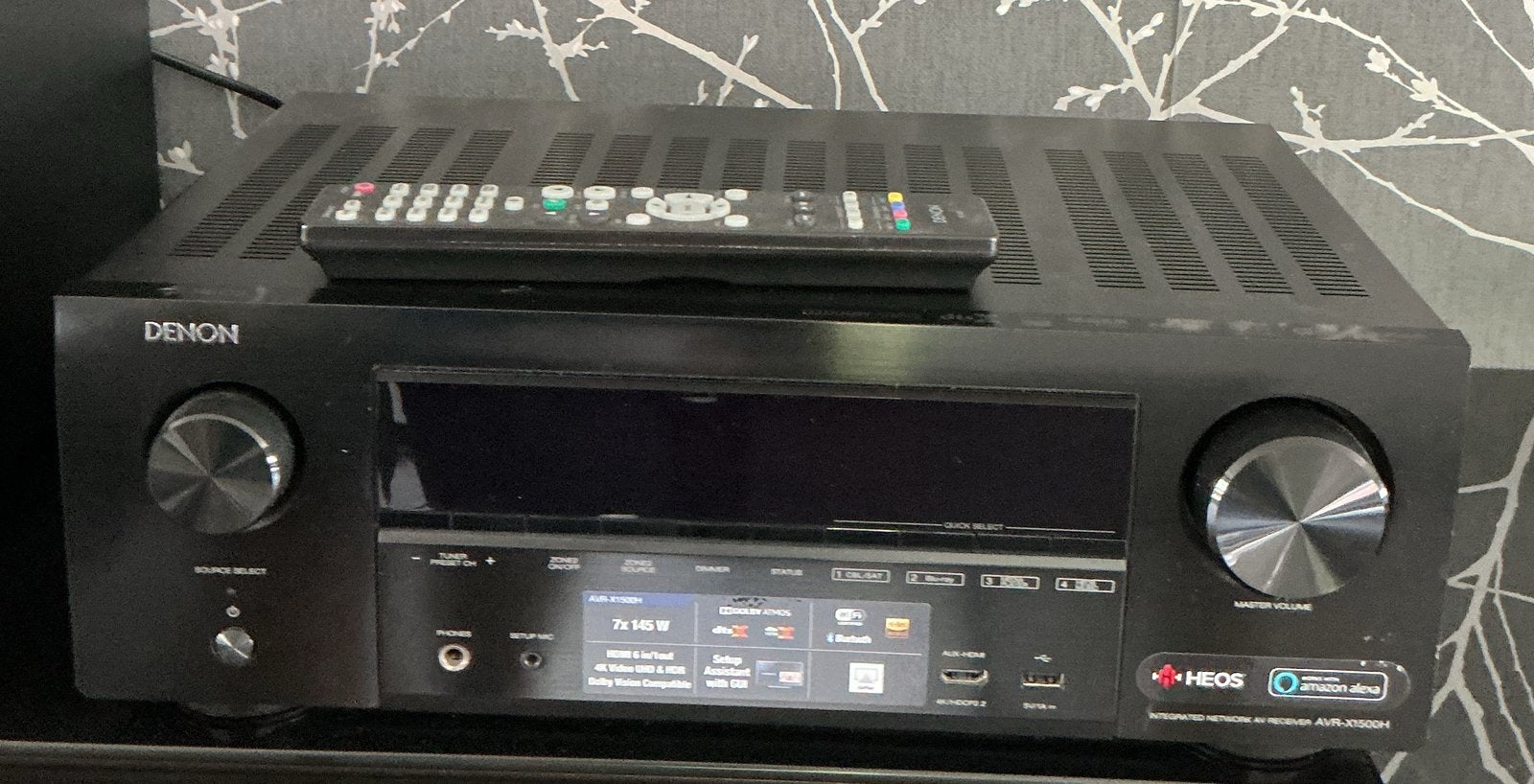Integrated network AV Receiver AVR-X1500H, TV, Hi-fi & Vidéo, Amplificateurs & Ampli-syntoniseurs, Denon, Utilisé, 120 watts ou plus