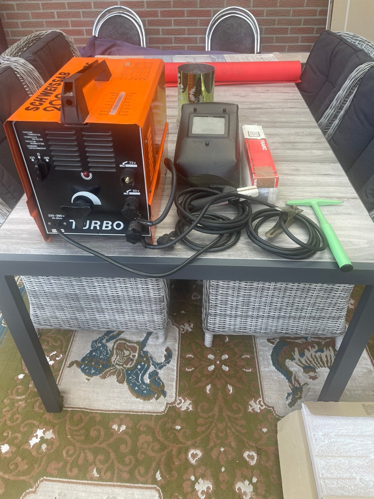 Électrode pour machine à souder 200A, Bricolage & Construction, Enlèvement, Utilisé, Électrodes