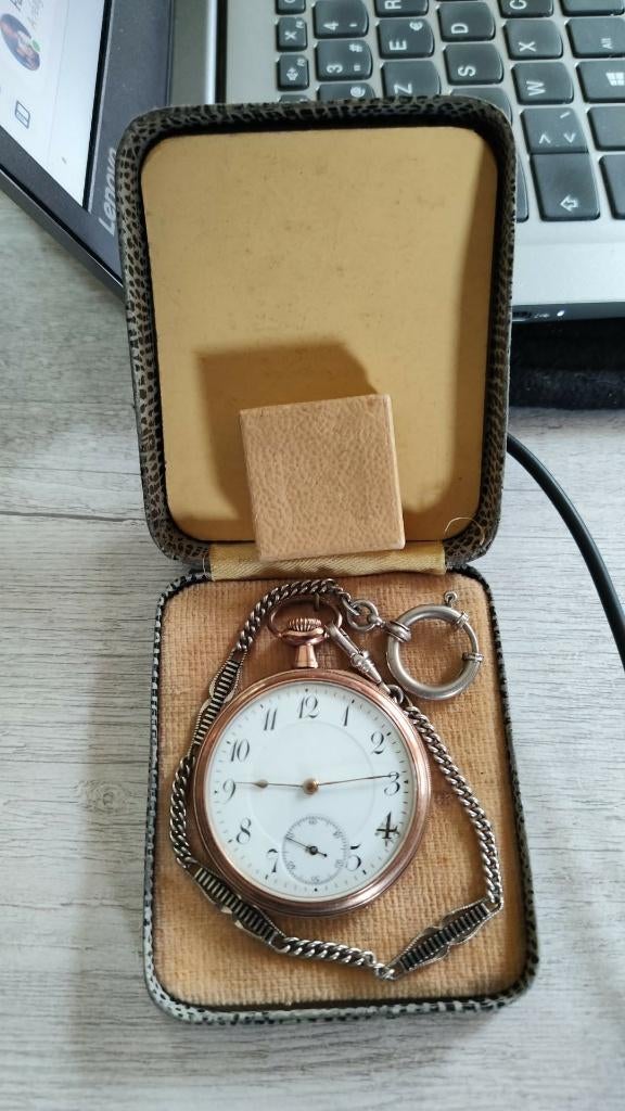 Montre à Gousset métal doublé or, Autres marques, Or, Enlèvement, Utilisé