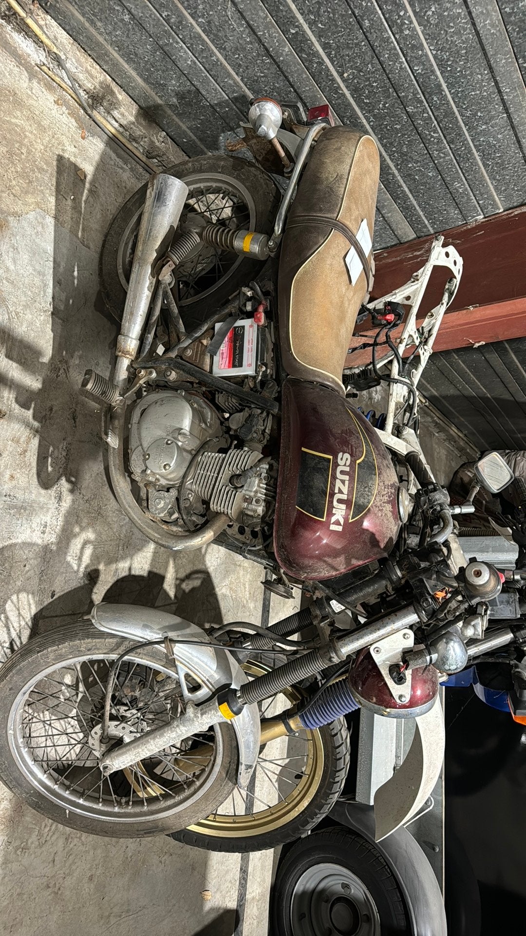 SUSUKI TUX 125 2002, Enlèvement