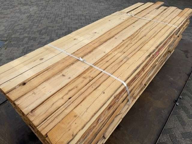 Grenen wandbekleding oude balken authentiek hout, Ophalen of Verzenden, Gebruikt, 250 cm of meer, Planken