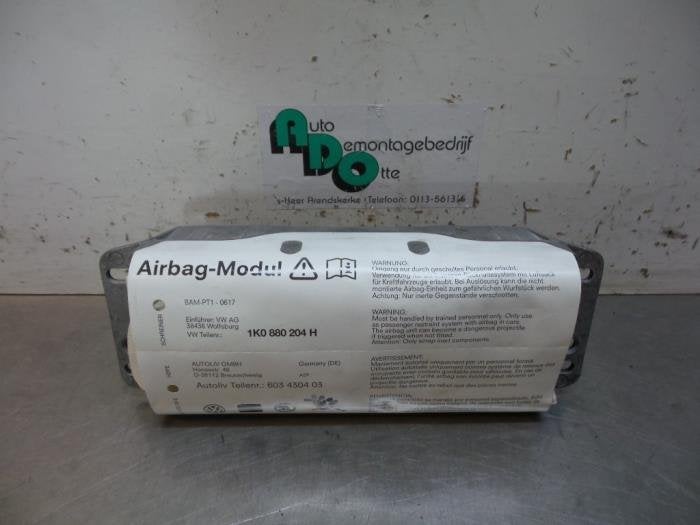 Airbag rechts (Dashboard) van een Volkswagen Golf (Golf 04-), Auto-onderdelen, Gebruikt, -, Volkswagen, -