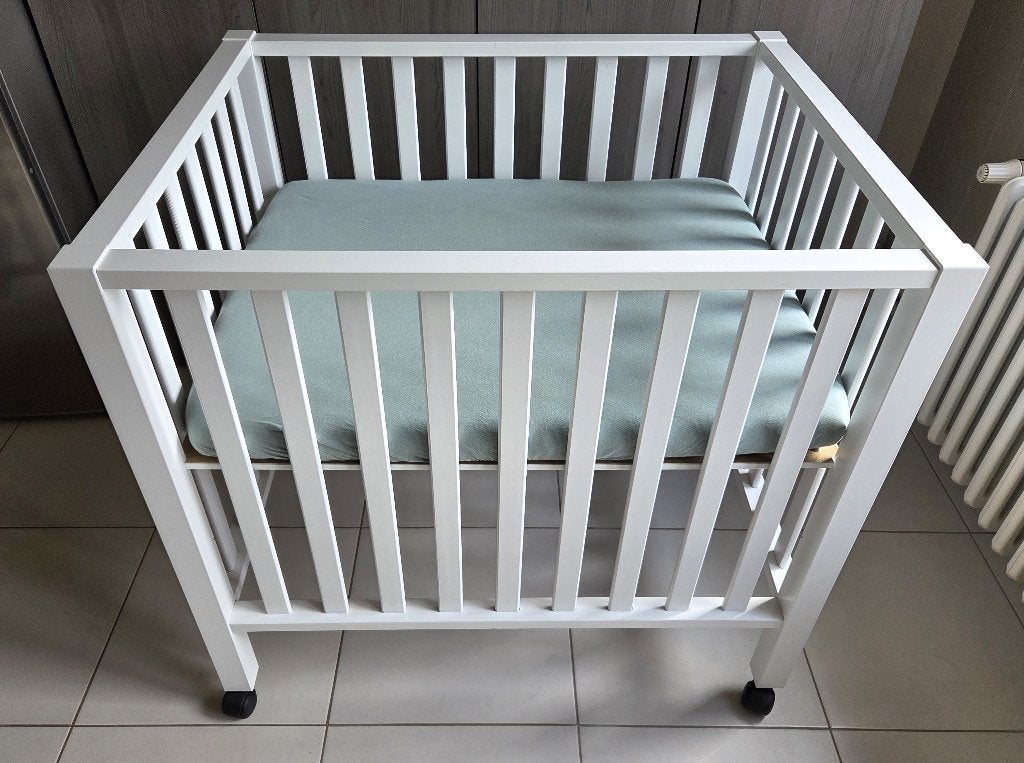babypark + matras + PU matrasbeschermer + laken + boxkleed, Kinderen en Baby's, Babyparken, Ophalen, Zo goed als nieuw, Rechthoekig