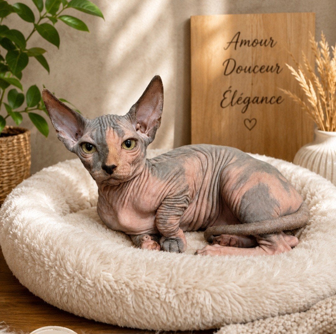 chaton Sphynx, Animaux & Accessoires, Chatte ou Chat, Vermifugé, 0 à 2 ans