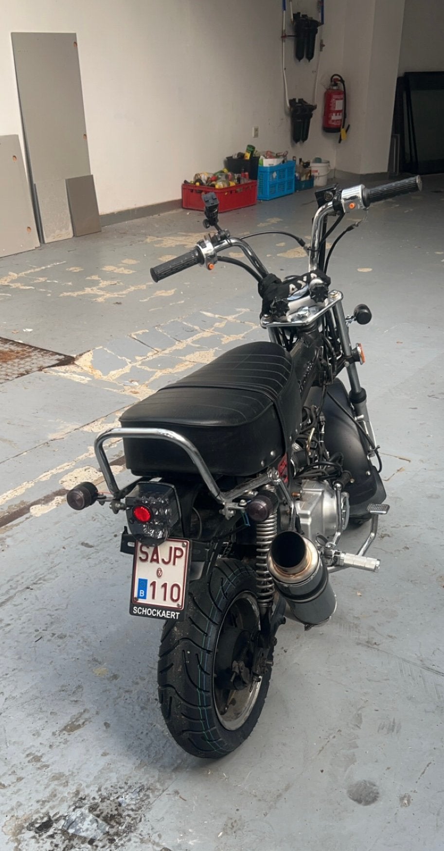 Zhenhua Dax 50cc A-klasse matt zwart bouwjaar 2020, Fietsen en Brommers, Ophalen, Gebruikt, Klasse A (25 km/u), 4 versnellingen