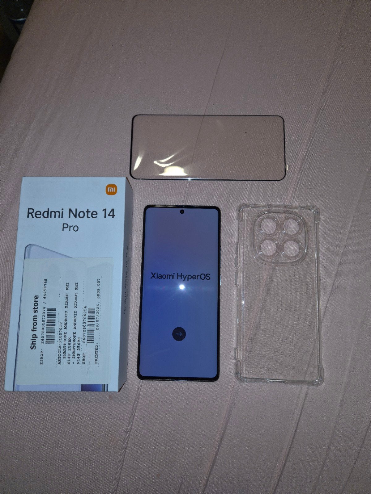 Xiaomi Redmi Note 14 Pro 256GB zwart, Nieuw, Ophalen of Verzenden, Zonder simlock, Zonder abonnement