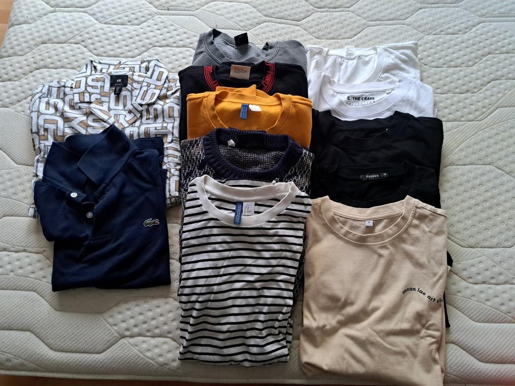 Heren kledingpakket: T-shirts, truien en blouses, Kleding | Heren, Ophalen, Zo goed als nieuw, Overige maten
