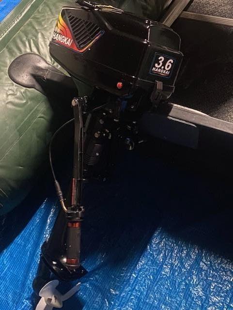 Zodiac vortex buitenboordmotor met nieuwe motor 1.60 >> 3.40, Watersport en Boten, Ophalen, Overige materialen, Gebruikt, Minder dan 10 pk