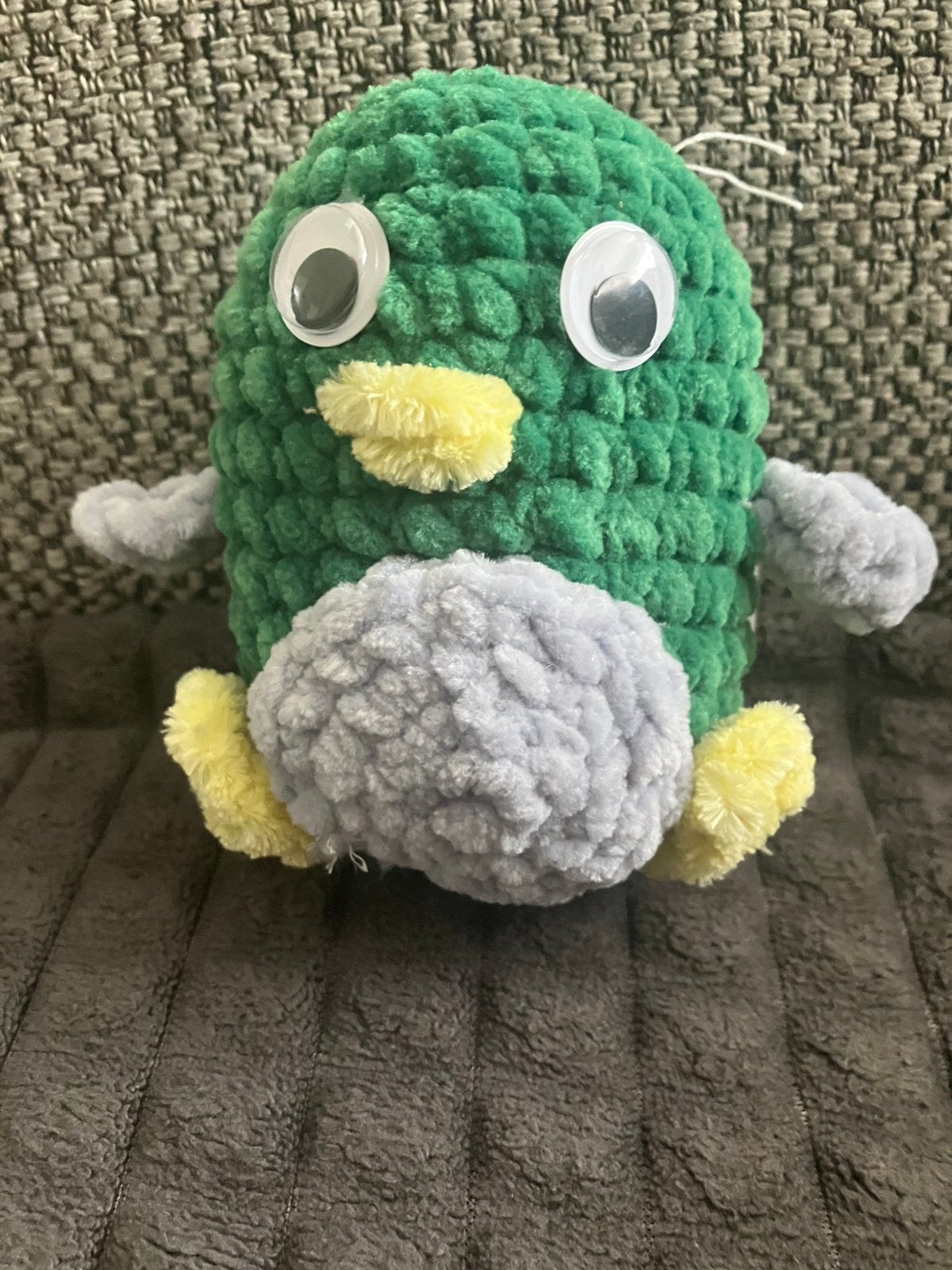 Zelfgemaakte super zachte pinguïn 11 cm gehaakt, Kinderen en Baby's, Ophalen of Verzenden, Nieuw, Pinguïn