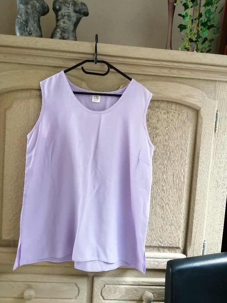 NIEUW topje maat L 44 / 46, Kleding | Dames, Paars, Maat 42/44 (L), Nieuw, Ophalen of Verzenden