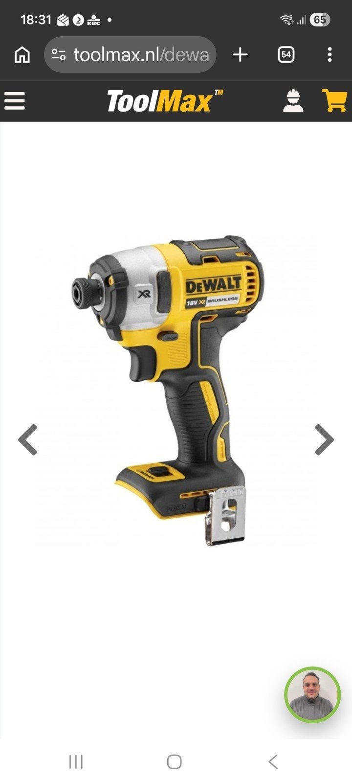 Tournevis Dewalt DCF887, Enlèvement ou Envoi, Neuf, Perceuse sans fil, DeWalt