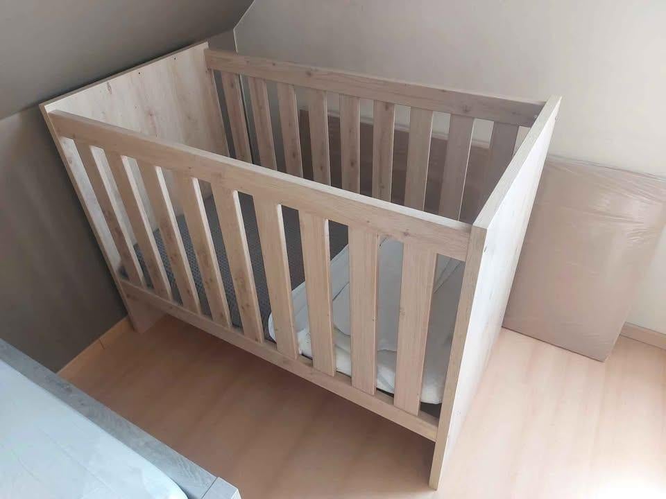 Babybed /meegroeibed Amalia, Ophalen, Zo goed als nieuw, Minder dan 140 cm, Minder dan 70 cm