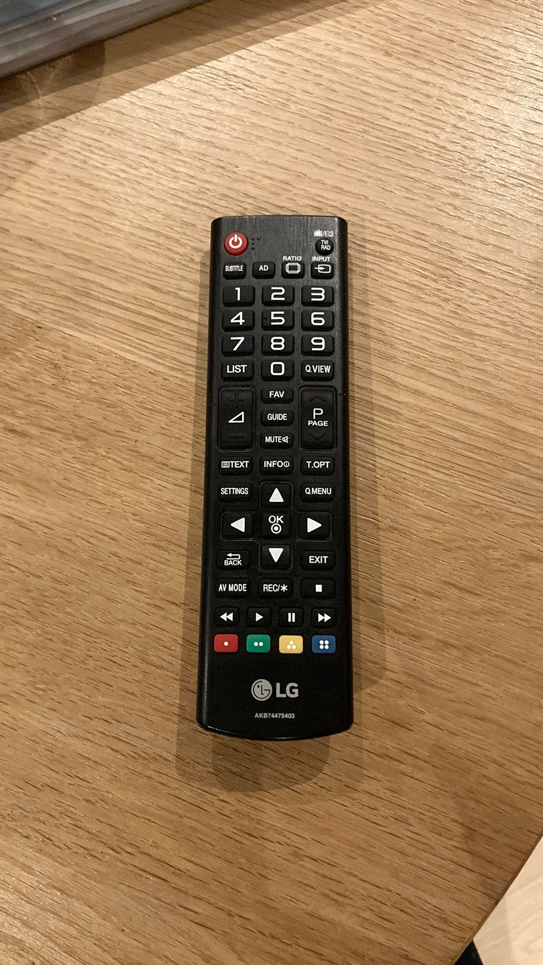 Afstandsbediening tv LG, Audio, Tv en Foto, Ophalen of Verzenden, Zo goed als nieuw, Tv