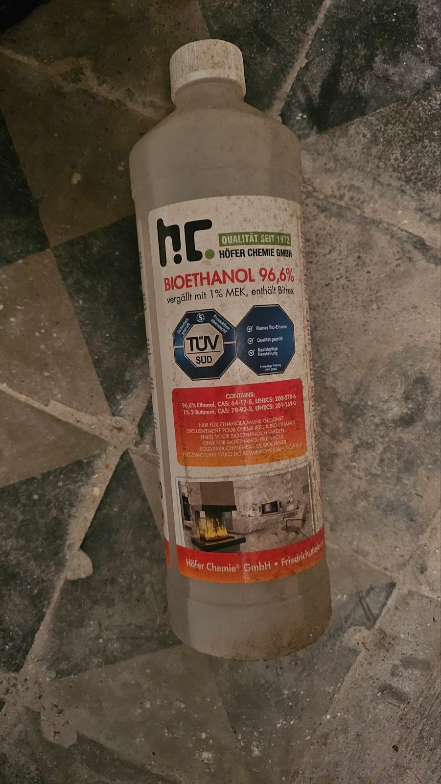 Biethanol pour poêle intérieur ou extérieur, Jardin & Terrasse, Enlèvement