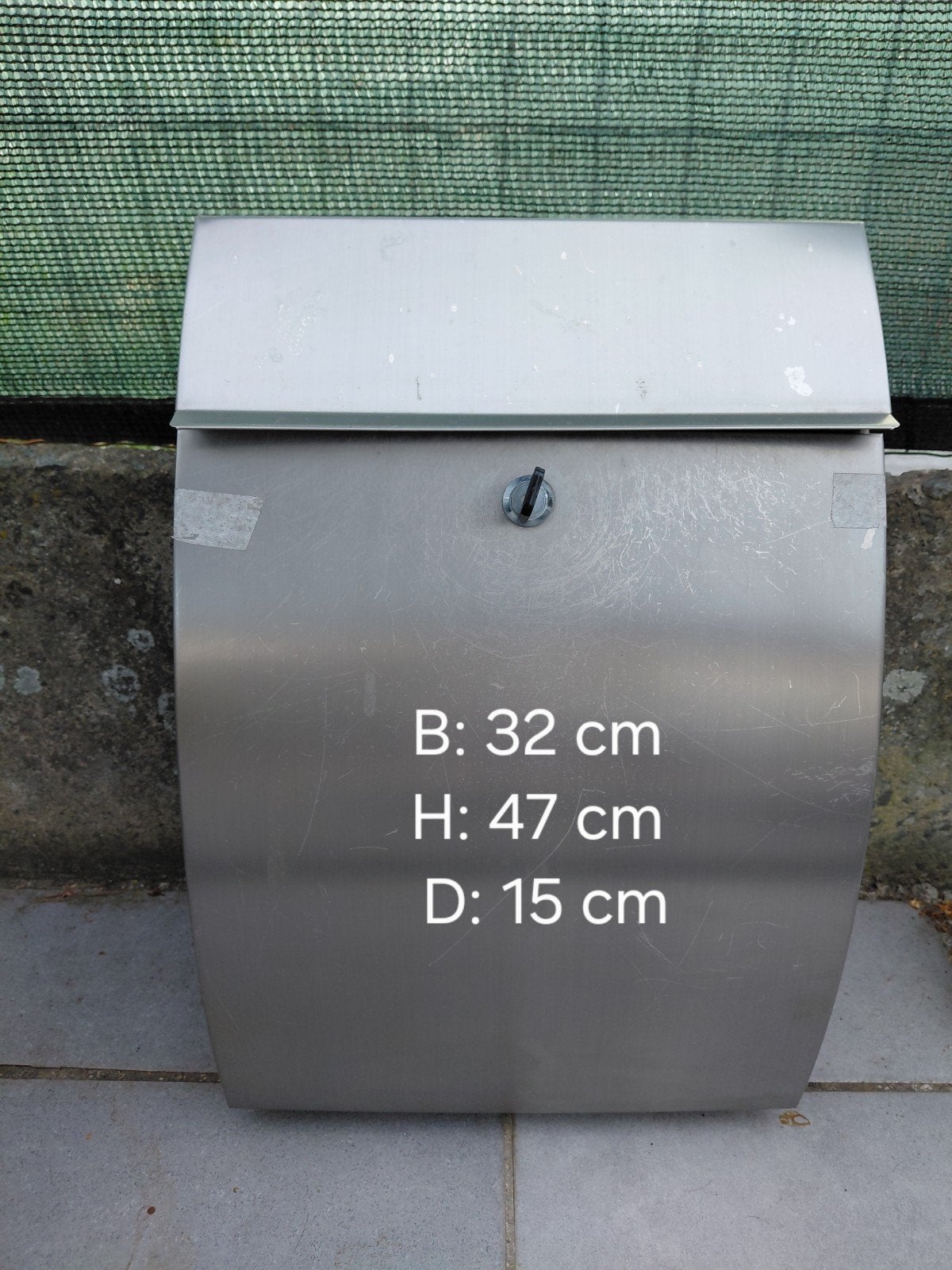 Brievenbus (in Ninove), Ophalen, Gebruikt, Wandbrievenbus