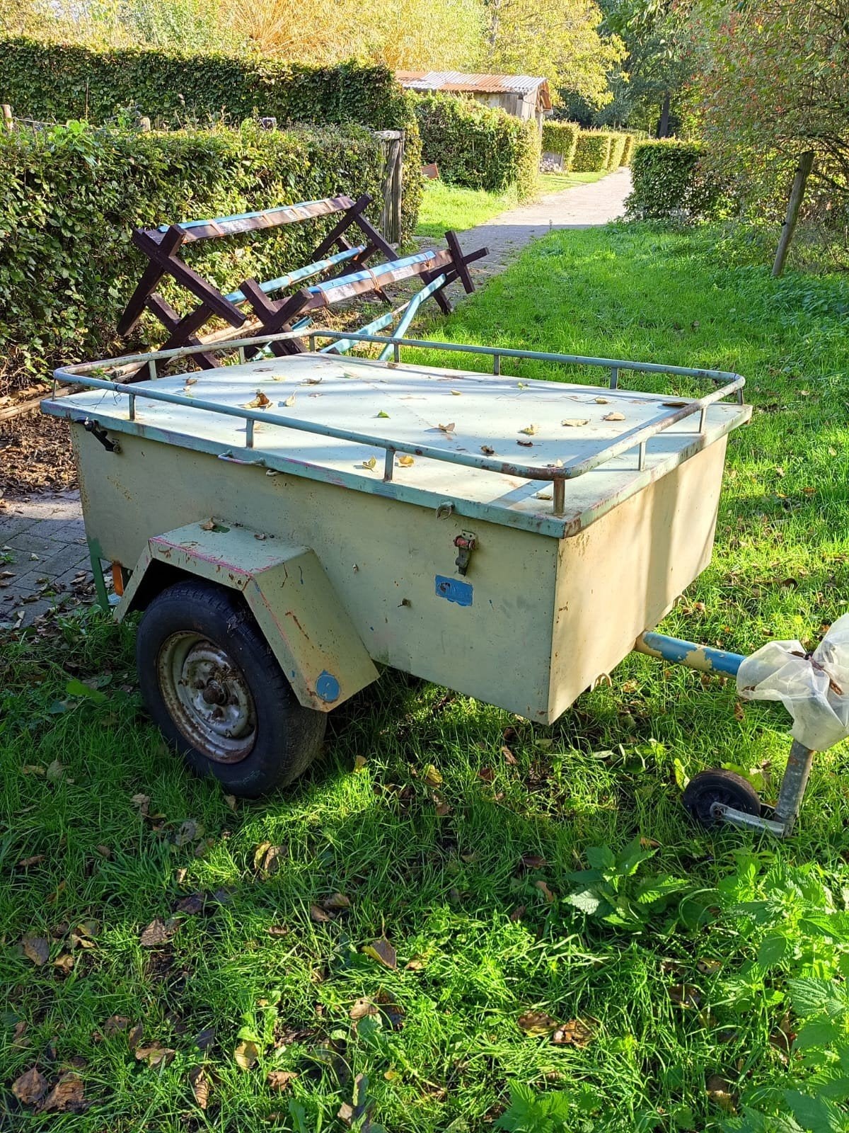 Gesloten aanhangwagen, Auto diversen, Ophalen, Gebruikt