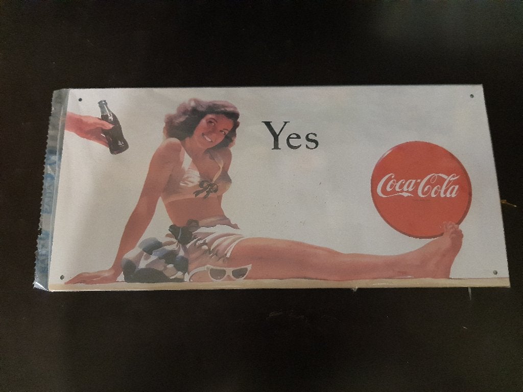 COCA COLA petite plaque métalique, Collections, Enlèvement ou Envoi, Neuf, Panneau publicitaire