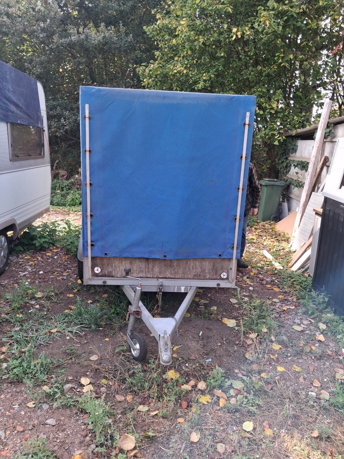 te koop remoque wegens ,dubbel gebruik, Ophalen, Gebruikt