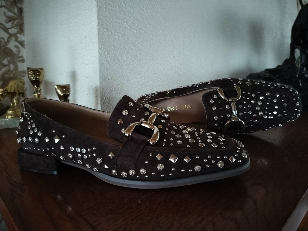 Loafers Alma en Pena maat 38, Vêtements | Femmes, ANDERE, Enlèvement ou Envoi, Comme neuf, Brun